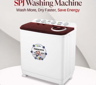 SPJ 12Kg Twin Tub Washing Machine – Energy Efficient & Powerful